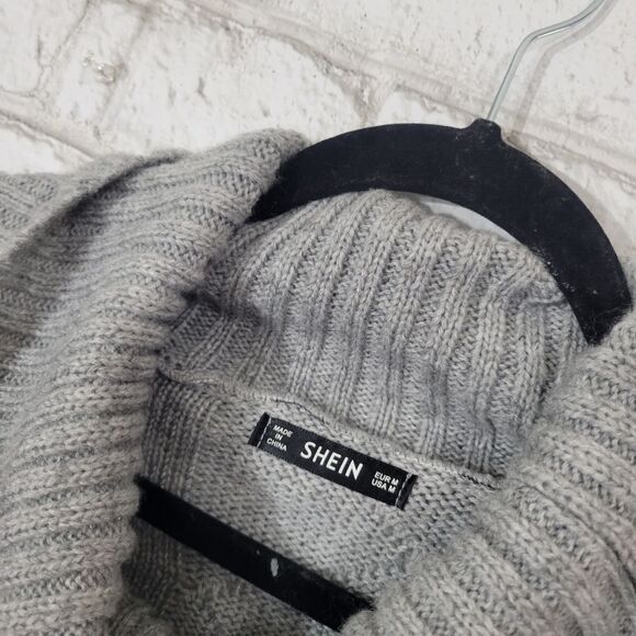SHEIN gray turtleneck sweater - Picture 3 of 16